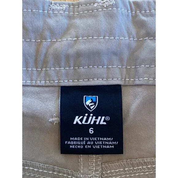 NWT Kuhl Women's 6 Splash Shorts 5.5 Beige MSRP$65 - Picture 7 of 11